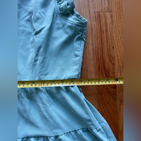 Brand new solid color light green summer mini dress. Size XL - Picture 9 of 13